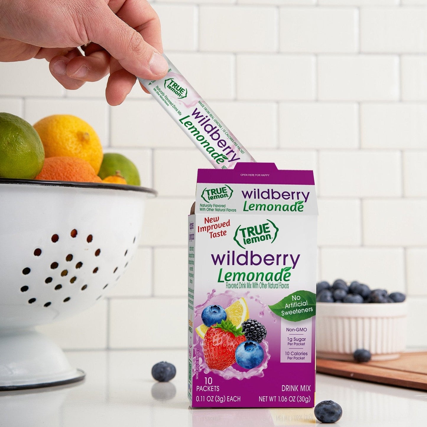True Citrus Wildberry Lemonade – Low Sugar, Gluten‑Free Drink Mix