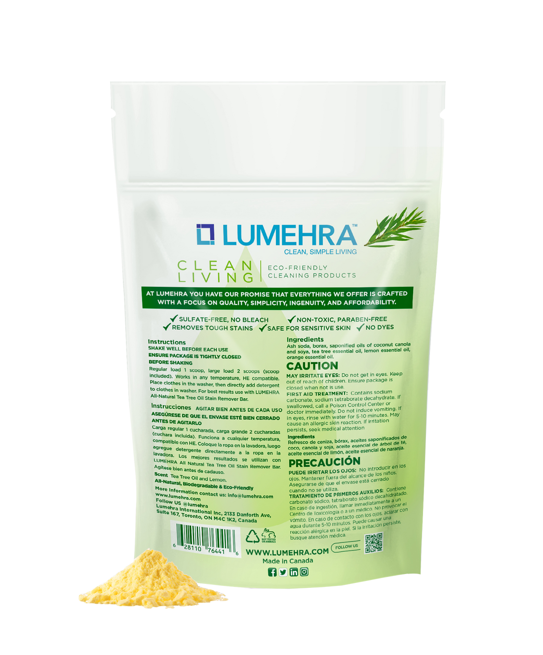 Lumehra Natural Laundry Detergent – Tea Tree