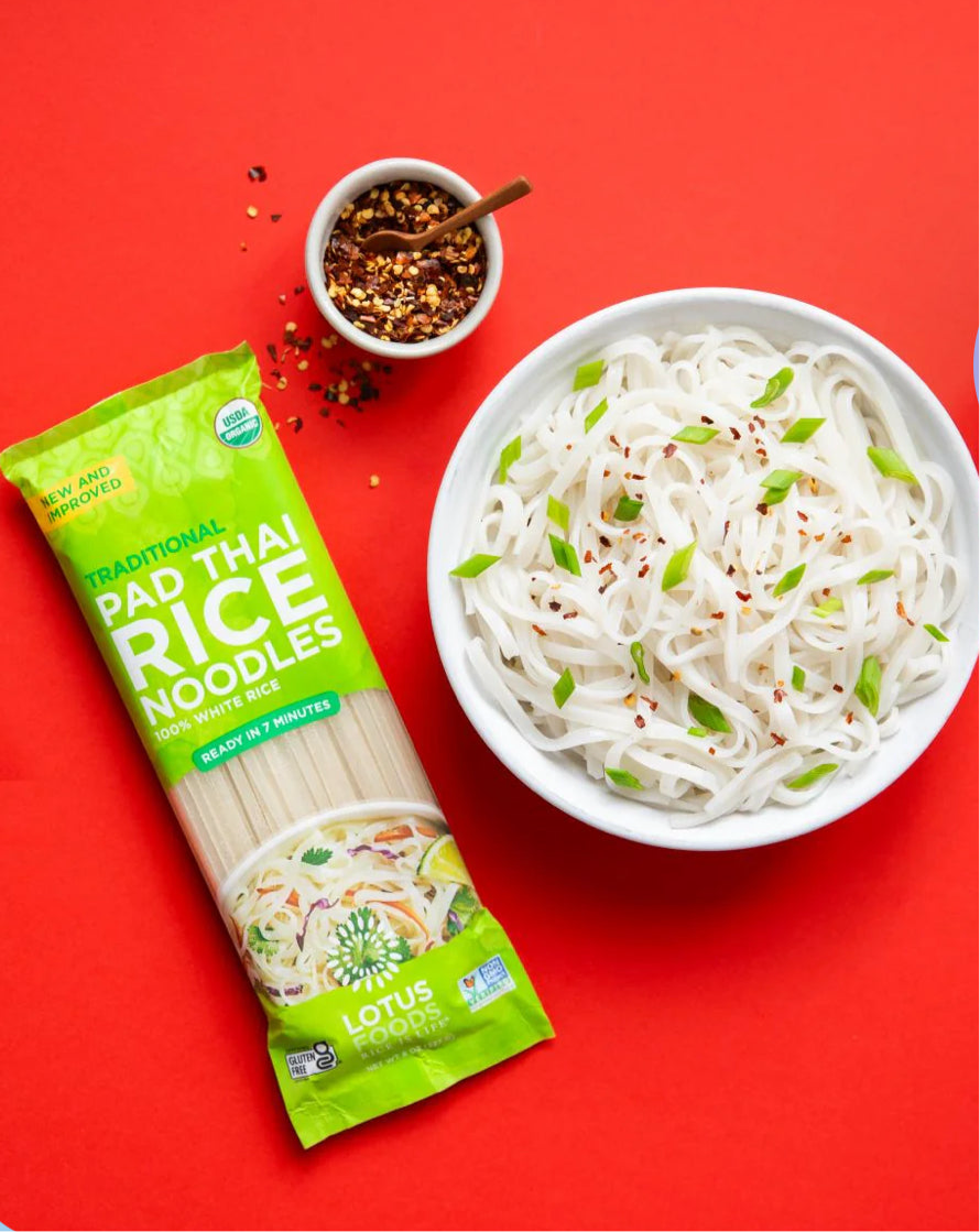 Traditional Pad Thai Rice Noodles – 227g | Gluten-Free, Quick-Cook | Perfect for Stir-Fries, Soups & Noodle Bowls - Healthily Ever After