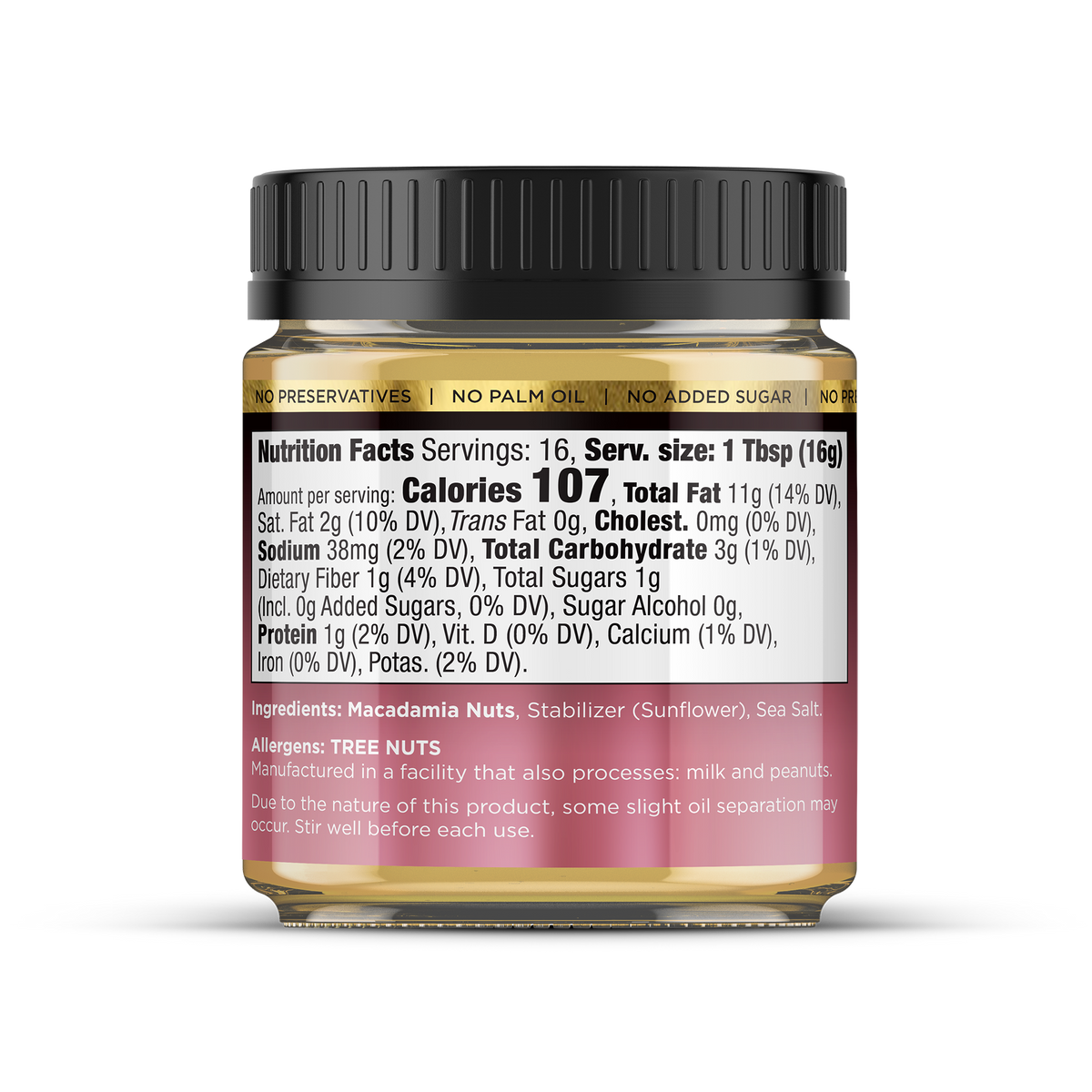 House of Macadamias Nut Butter – Sea Salt 250g | Keto, Vegan, Clean Ingredients, No Palm Oil