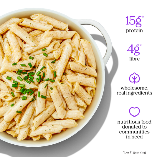 Chickapea One Pot Penne Creamy Garlic Pasta | High Protein, Gluten-Free, Quick Dinner 198g - Healthily Ever After