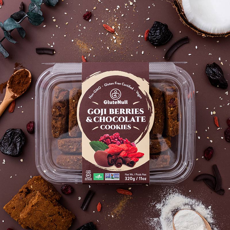 Glutenull Goji Berries & Chocolate Cookies – 320g