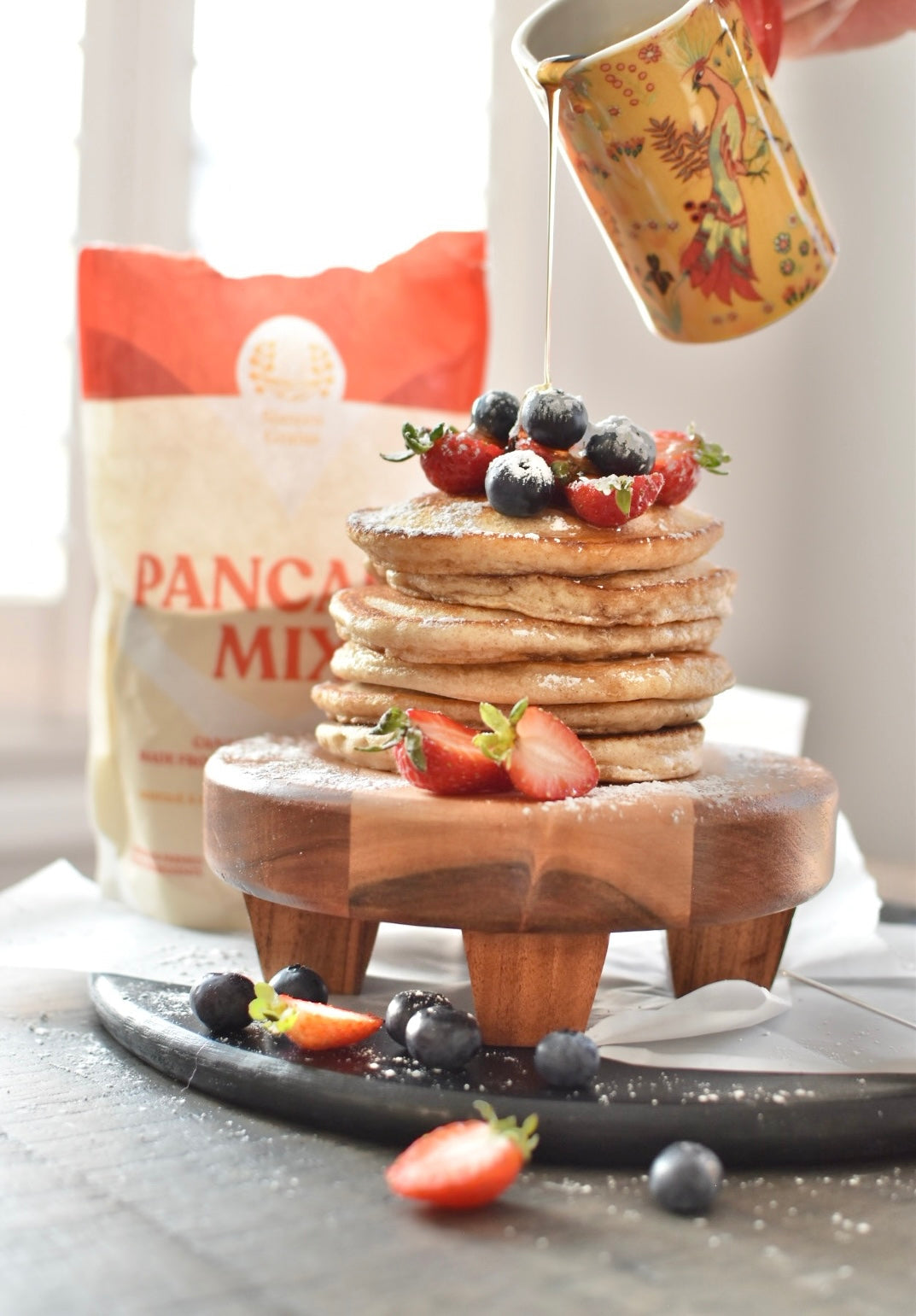 Sixteen Grains Farm-Grown Bake Mixes | Pancake, Purple Pancake & Pizza Mix | No Artificial Additives | Grown & Milled in Saskatchewan | Healthily Ever After