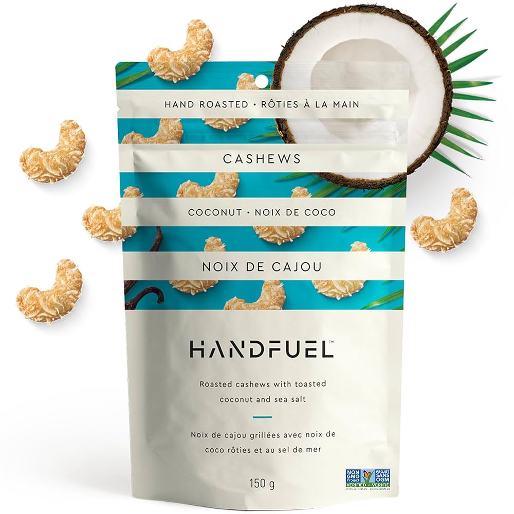 Handfuel Coconut Cashews – Non-GMO, Gluten-Free, Vegan