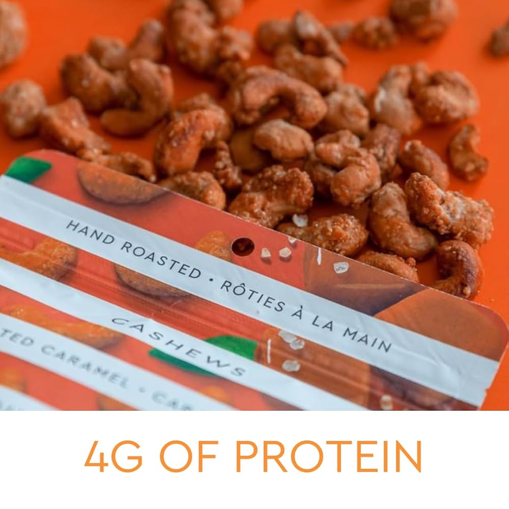 Handfuel Salted Caramel Cashews – Non-GMO, Gluten-Free, Vegan