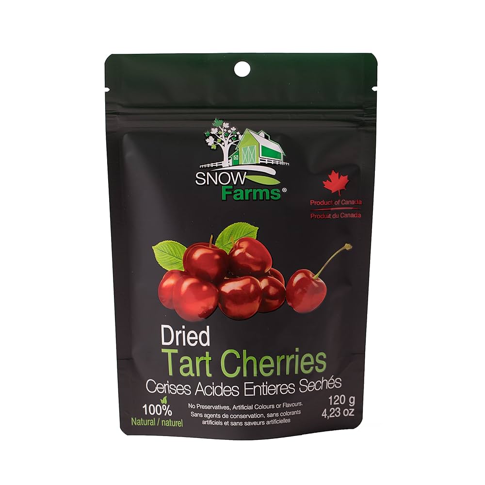 Snow Farms Canadian-Grown Dried Berries | Tart Cherries & Blueberries | Kosher, No Preservatives, Made in Canada | Healthily Ever After