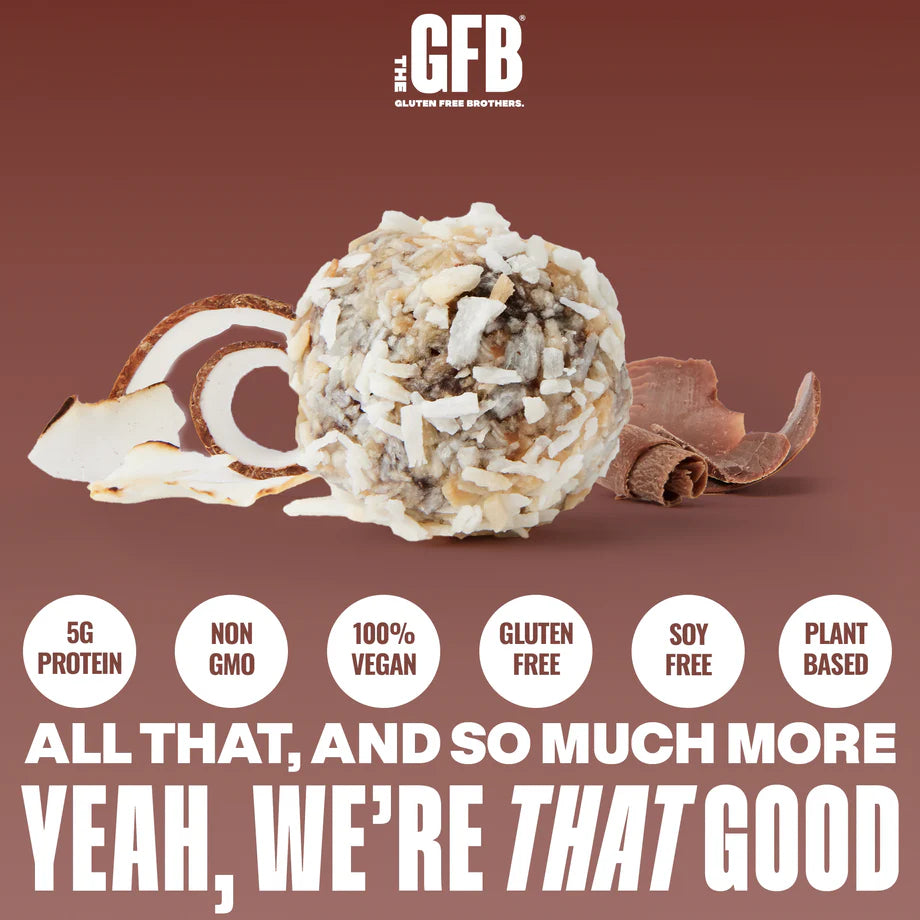 The GFB Dark Chocolate Coconut Bites – Gluten-Free, Vegan Snack (113g)