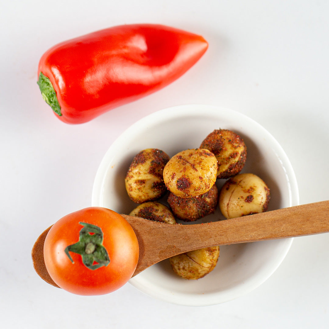 House of Macadamias Dry Roasted Macadamia Nuts – Zesty Salsa | 40g or 113g | Keto, Vegan, Spicy Snack