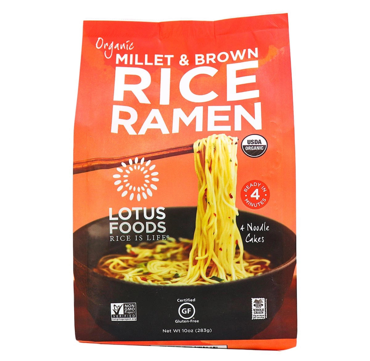 Millet & Brown Rice Ramen – 283g | Whole Grain, Gluten-Free, Vegan | Ready in 4 Minutes & Perfect for Soups or Bowls - Healthily Ever After