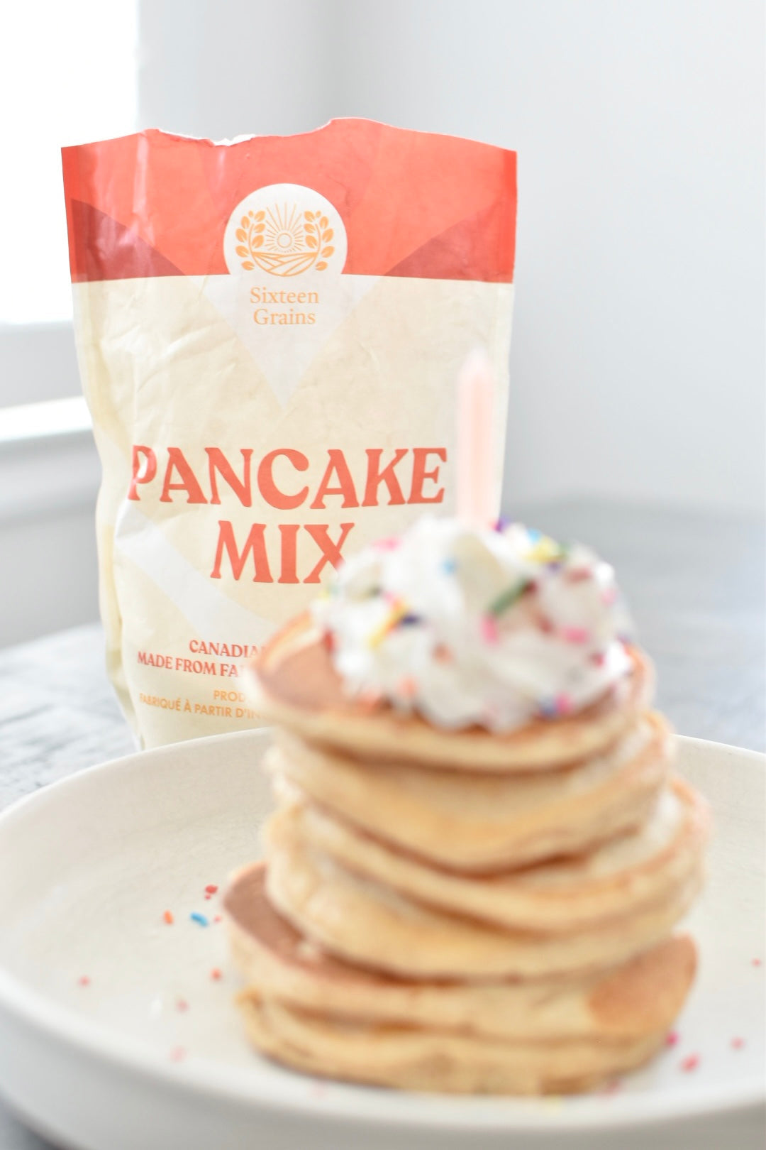 Sixteen Grains Farm-Grown Bake Mixes | Pancake, Purple Pancake & Pizza Mix | No Artificial Additives | Grown & Milled in Saskatchewan | Healthily Ever After