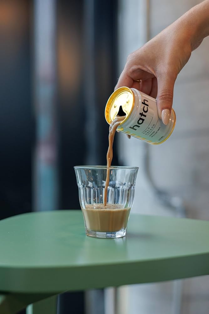 Hatch Cold Brew Cold Shots - Oatado White – 100ml | Oat Milk Espresso Latte | Vegan, Creamy, Portable Cold Brew