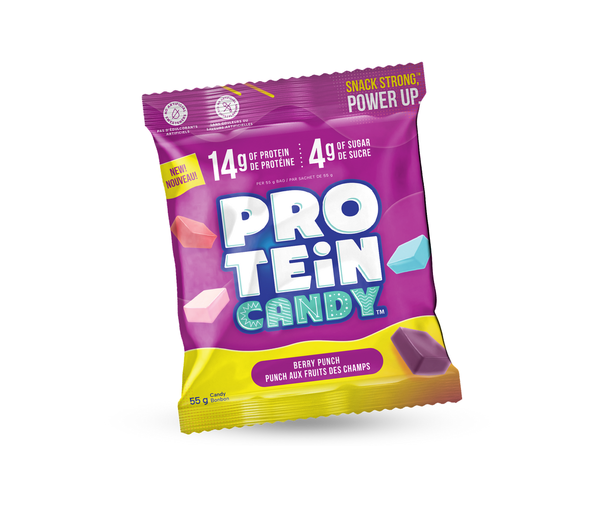 Protein Candy Berry Punch – High Protein, Low Sugar Chewy Candy Snack (Single Packet)