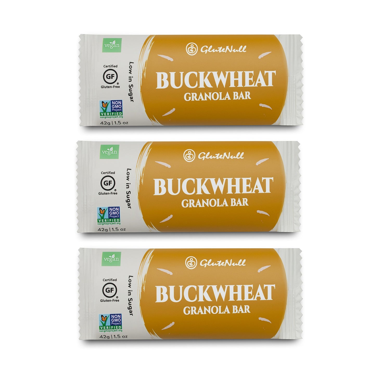 Glutenull Buckwheat Granola Bar 42g – Organic, Gluten-Free, Vegan Snack