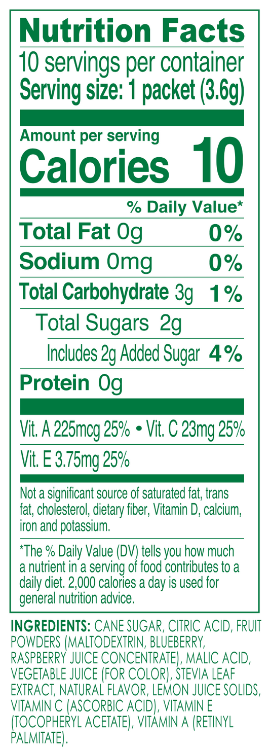 True Citrus Kids Blue Raspberry Lemonade – Healthy Low Sugar Drink Mix - Healthily Ever After