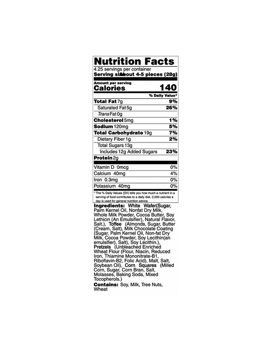 Toffee Chunk Nibbles Pouch - Healthily Ever After