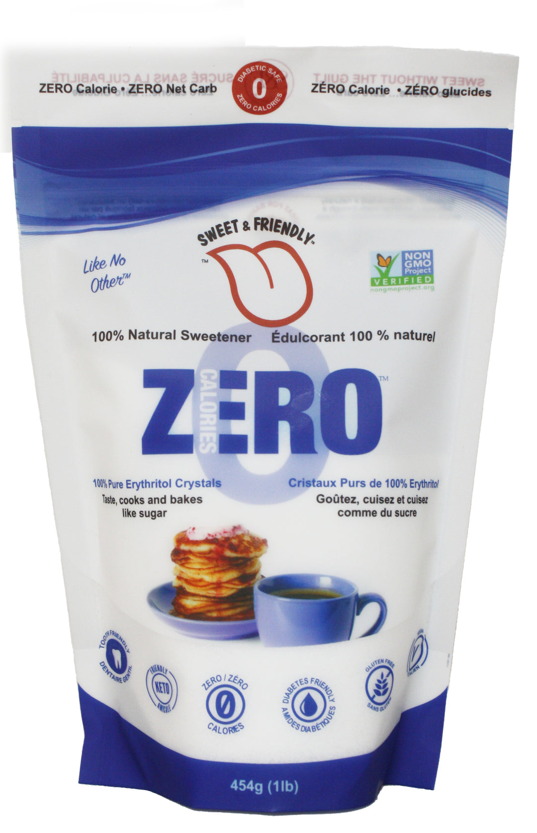 Sweet & Friendly Natural Erythritol Sweetener – 454g, 908g, & 1.8kg | Zero Calorie, Keto, Vegan, Diabetic-Friendly Sweetener | Non-GMO, Gluten-Free | Healthily Ever After