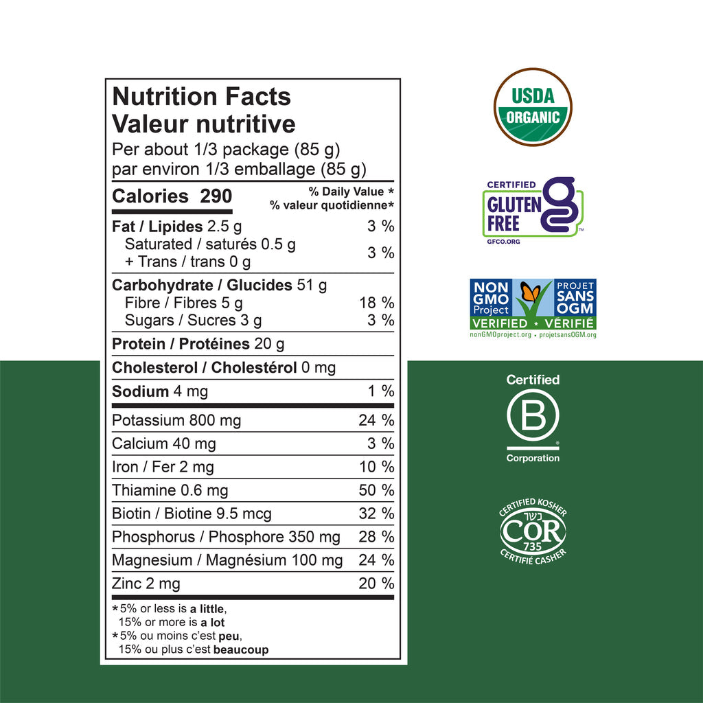 Chickapea Organic Penne Pasta – High Protein Gluten-Free Vegan Chickpea & Yellow Pea Pasta (227g)