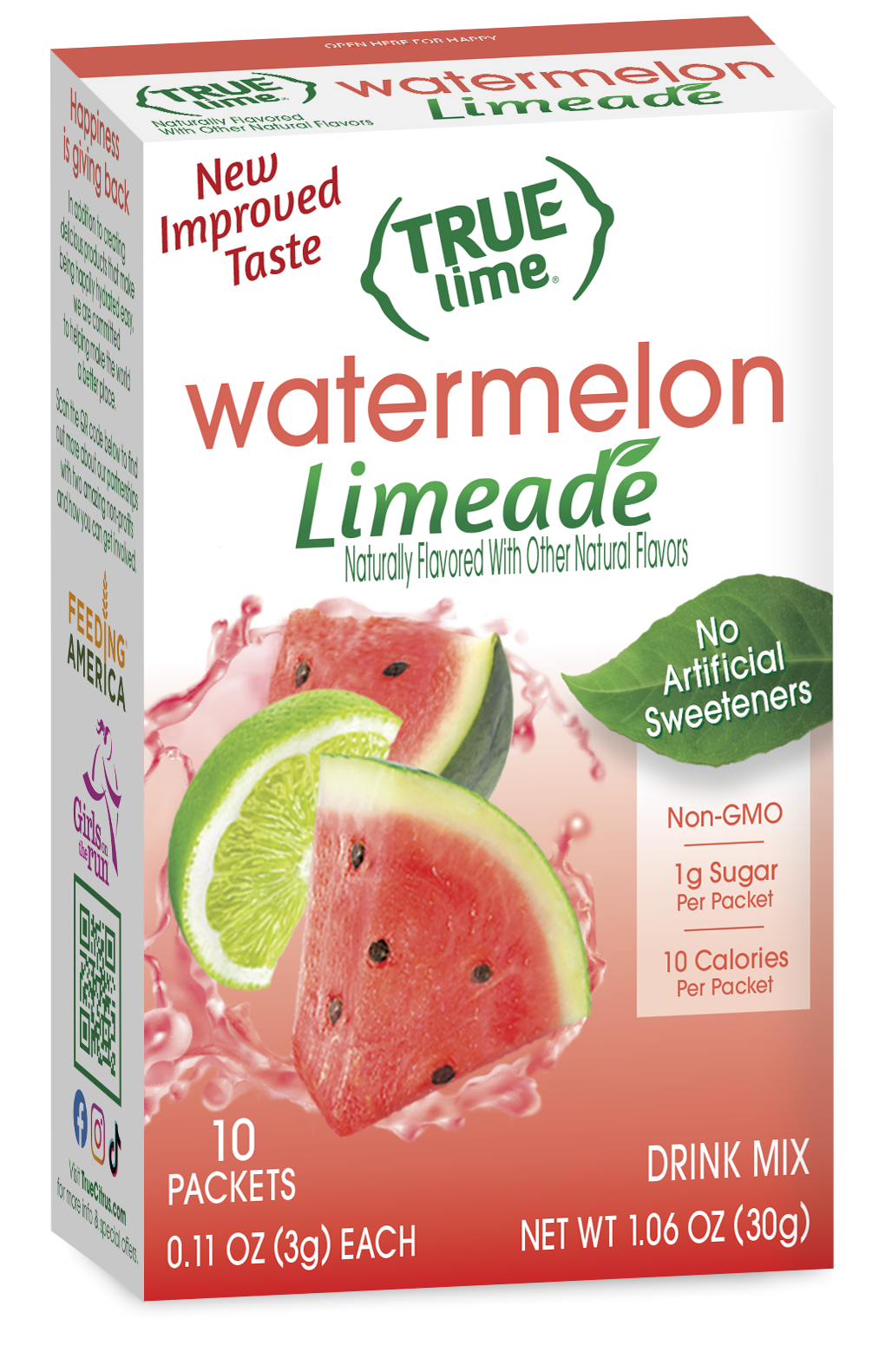 True Citrus Watermelon Limeade – Low Sugar Natural Drink Mix