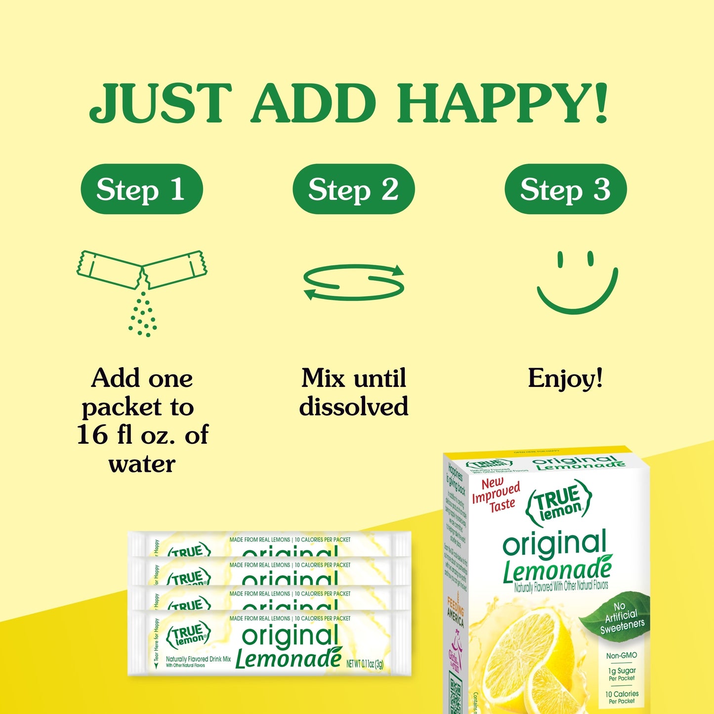 True Citrus Original Lemonade – Low Sugar Natural Drink Mix