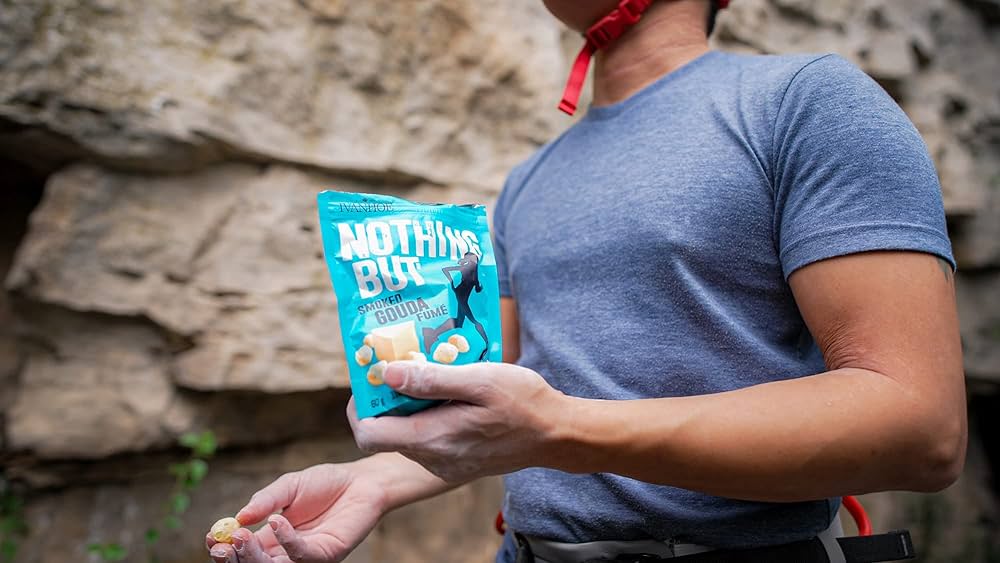 Ivanhoe Nothing But Cheese – Smoked Gouda | 18g or 60g | Keto, Gluten-Free, Naturally Smoked Canadian Cheese Snack
