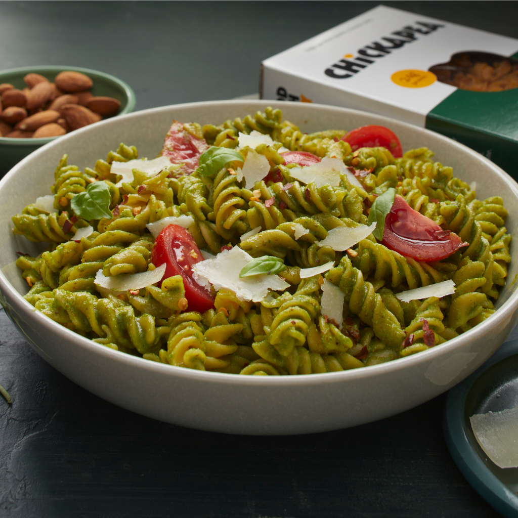Chickapea Organic Spiral Pasta – High Protein Gluten-Free Vegan Chickpea & Yellow Pea Pasta (227g)