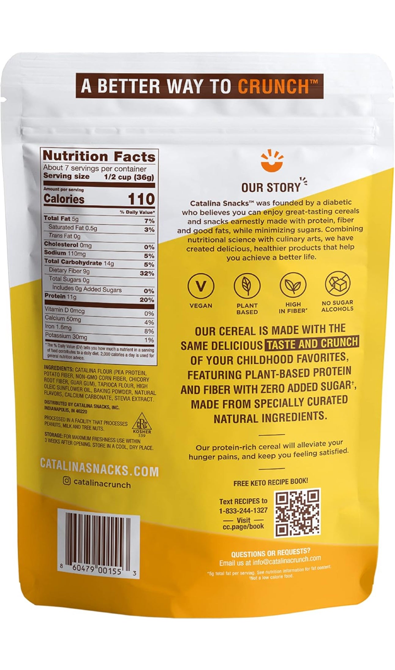 Catalina Crunch Keto Cereal