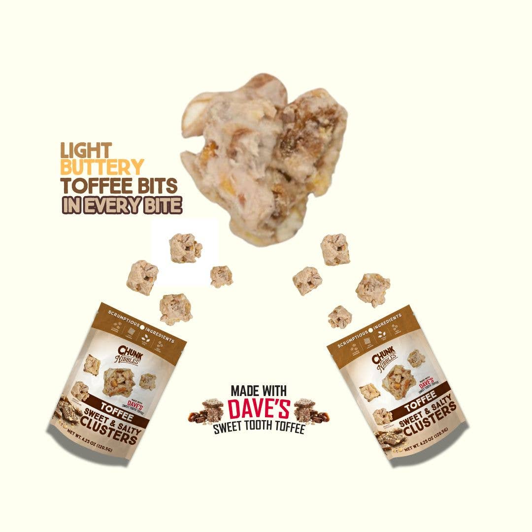 Toffee Chunk Nibbles Pouch - Healthily Ever After