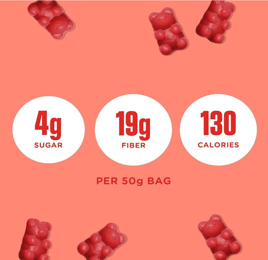 SmartSweets High Fiber Gummies – Low Sugar, Vegan, Guilt-Free Candy