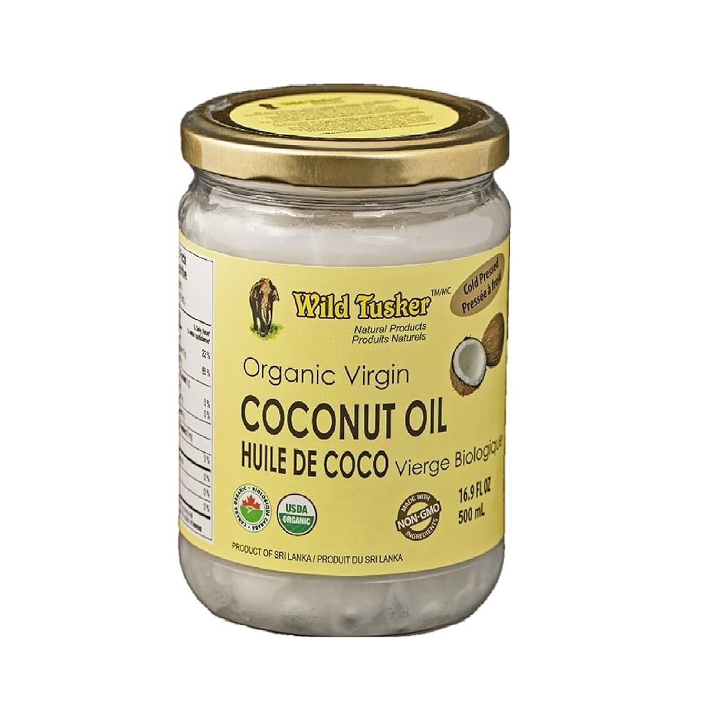 Organic Virgin Coconut Oil – Wild Tusker | Cold-Pressed, Unrefined | 200ml / 500ml / 1000ml