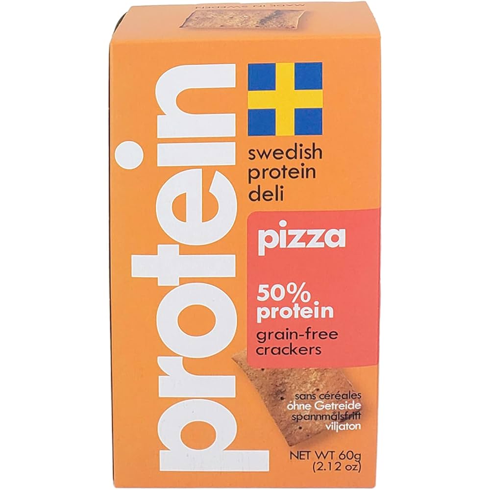 Swedish Protein Deli Low Carb Crackers – High Protein, Keto, Gluten-Free Snack | Cheese, Pizza, Taco, Simply Seeds Flavours | Healthily Ever After `