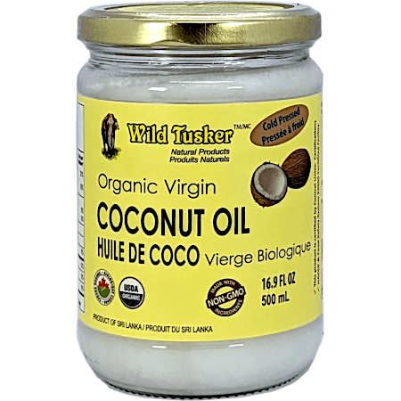 Organic Virgin Coconut Oil – Wild Tusker | Cold-Pressed, Unrefined | 200ml / 500ml / 1000ml