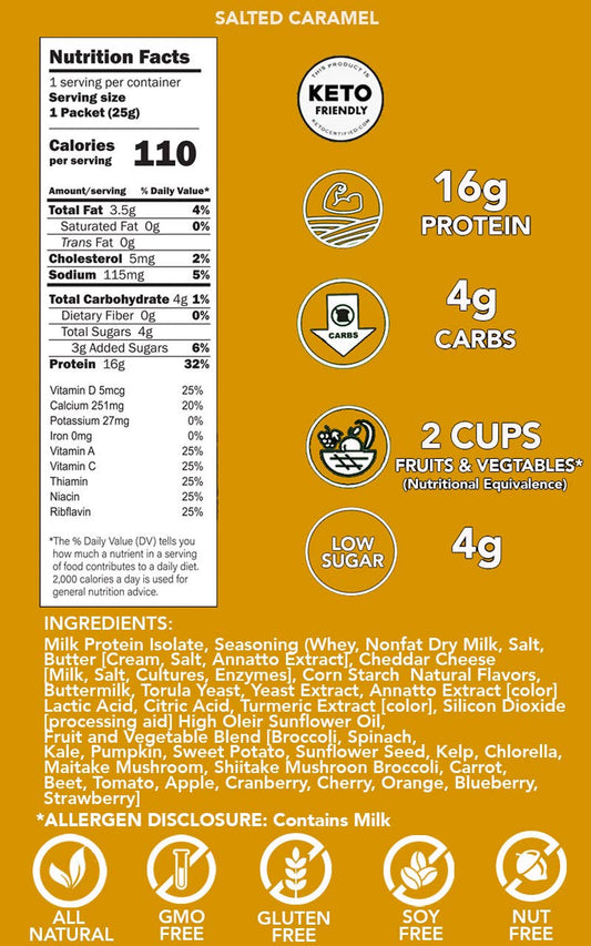 BTG Keto Protein Puffs - Salted Caramel - Healthily Ever After