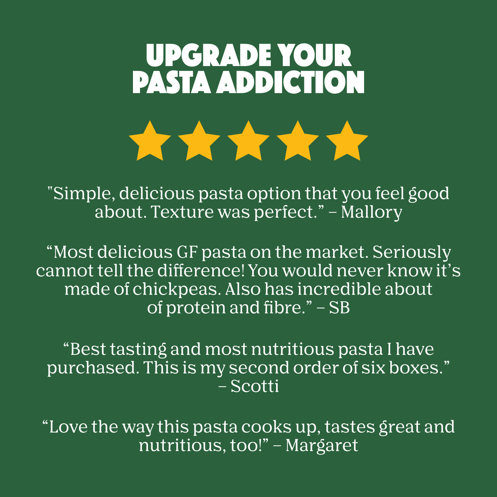 Chickapea Organic Penne Pasta – High Protein Gluten-Free Vegan Chickpea & Yellow Pea Pasta (227g)