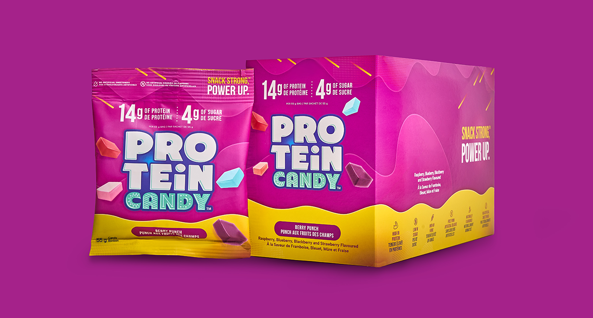 Protein Candy Berry Punch – High Protein, Low Sugar Chewy Candy Snack (Single Packet)