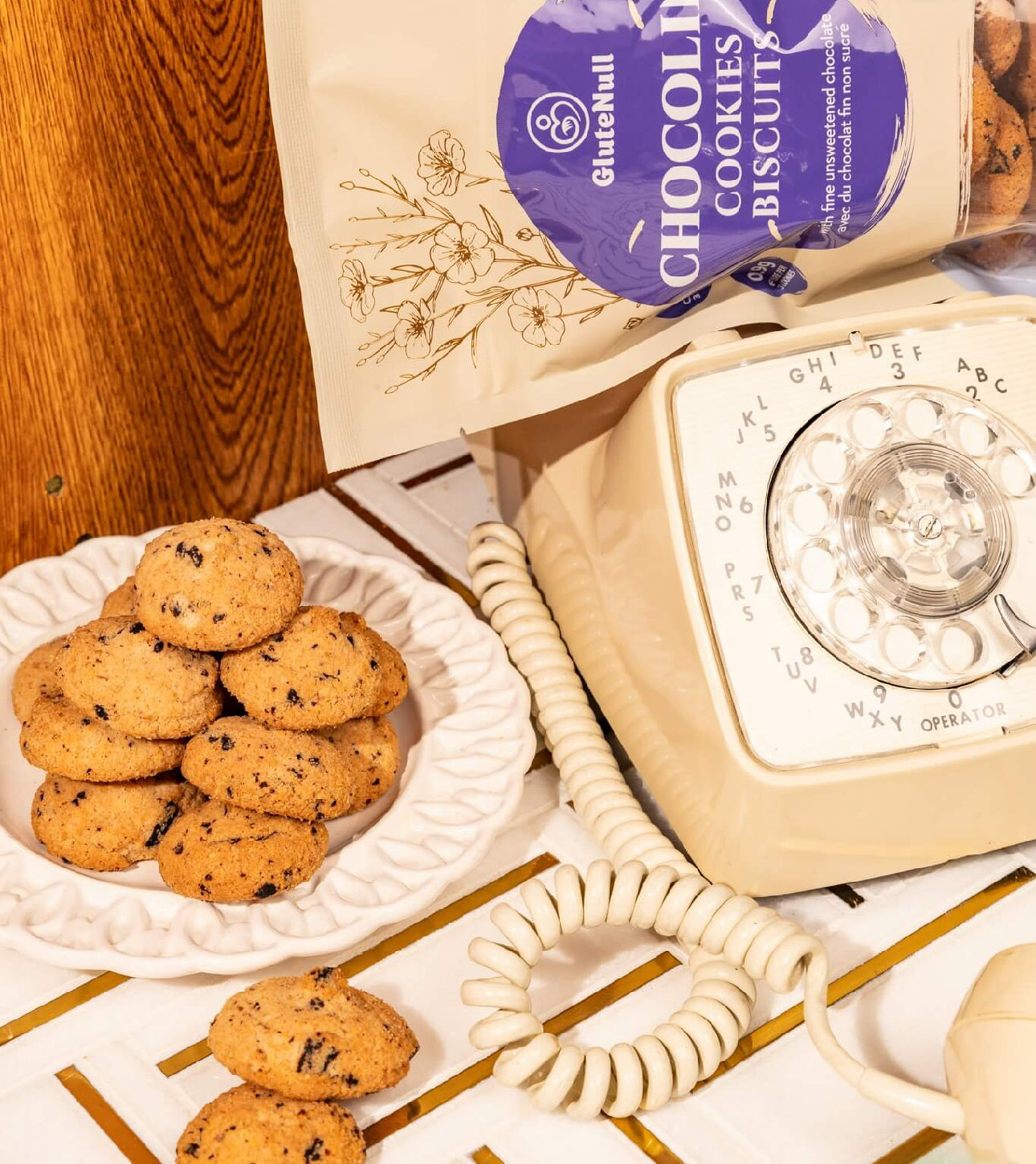Glutenull Keto Cookies – Chocolin (220g) | Chocolate Coconut Keto Snack | Gluten-Free & Vegan