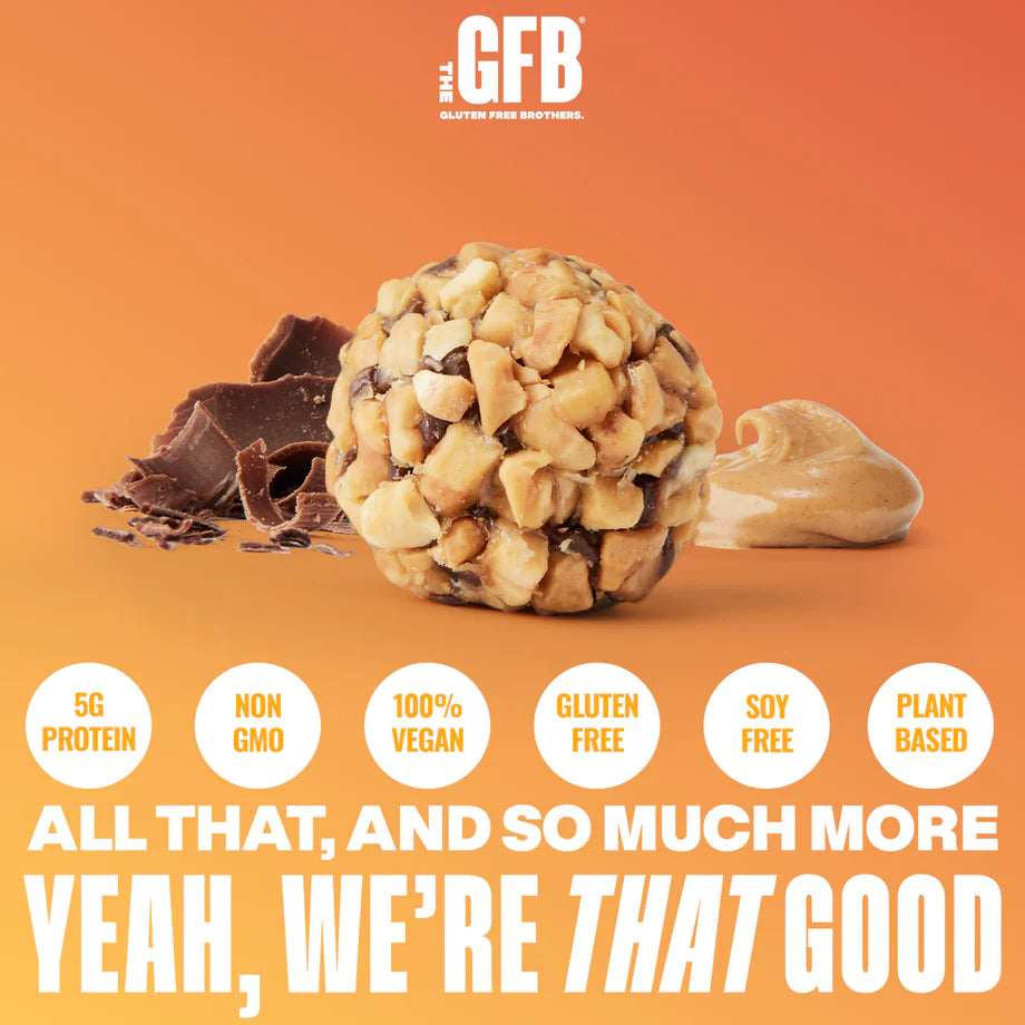 The GFB Dark Chocolate Peanut Butter Bites – Gluten-Free, Vegan Snack (113g)