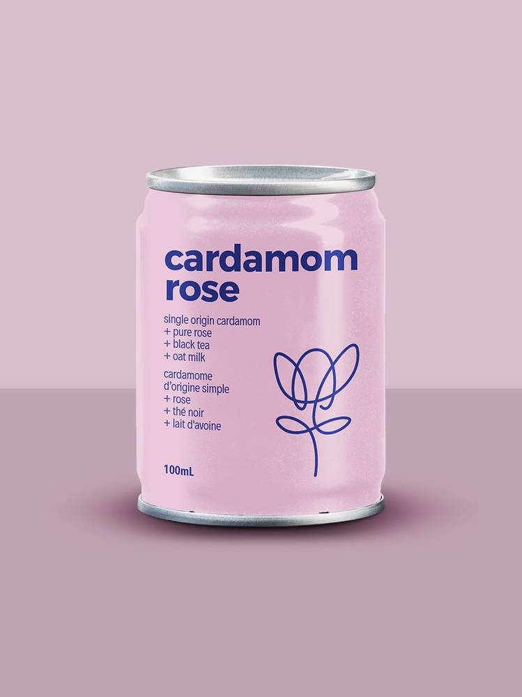 Hatch Cardamom Rose Oat Latte – 100ml | Floral Tea-Inspired Oat Milk Latte | Vegan, Aromatic, Caffeine Light