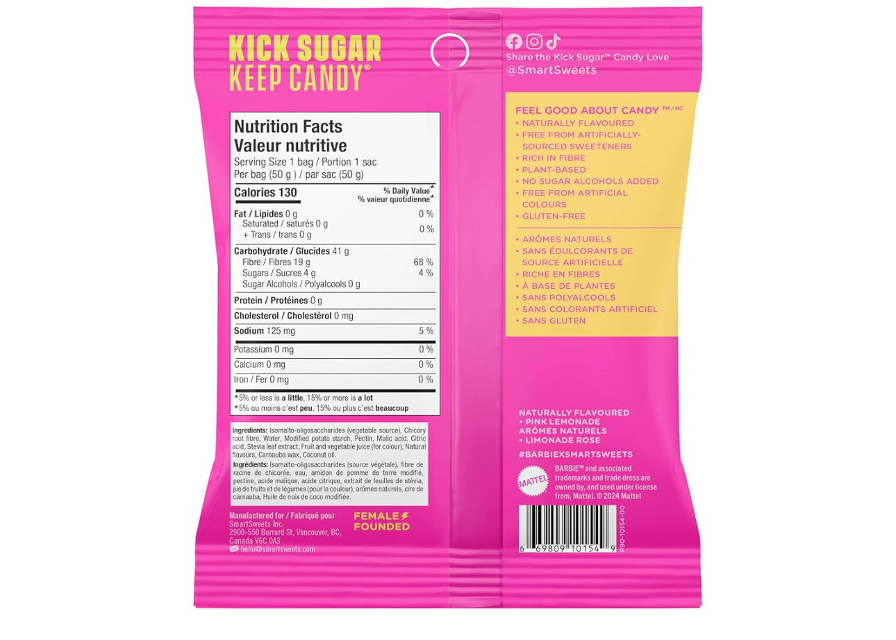 SmartSweets High Fiber Gummies – Low Sugar, Vegan, Guilt-Free Candy