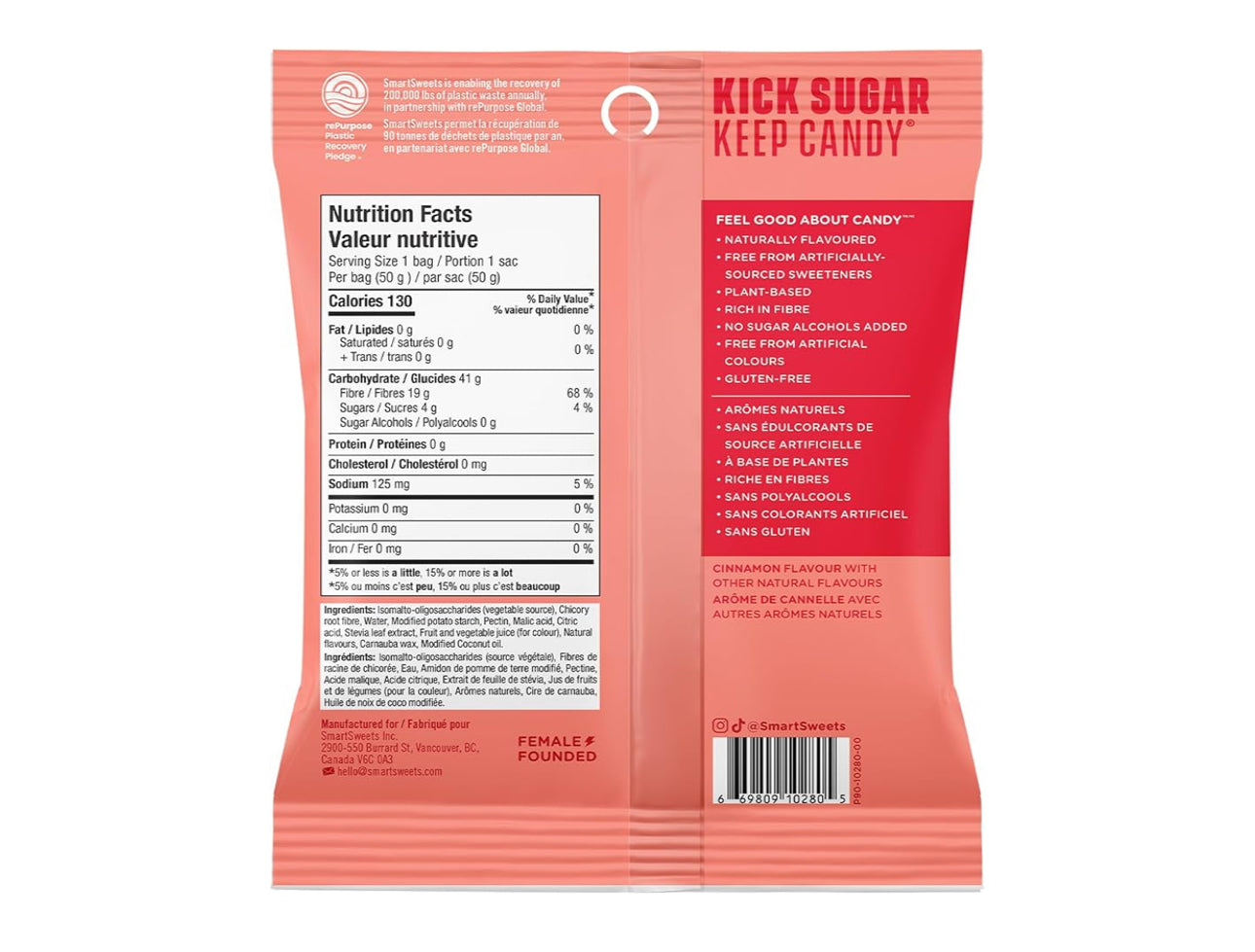SmartSweets High Fiber Gummies – Low Sugar, Vegan, Guilt-Free Candy