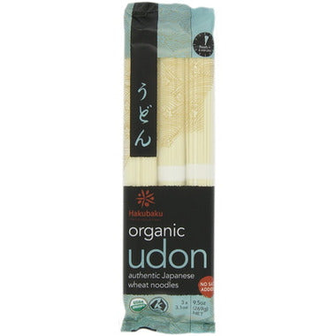 Hakubaku Organic White Udon Noodles – Authentic Japanese Organic Wheat Noodles (269g)