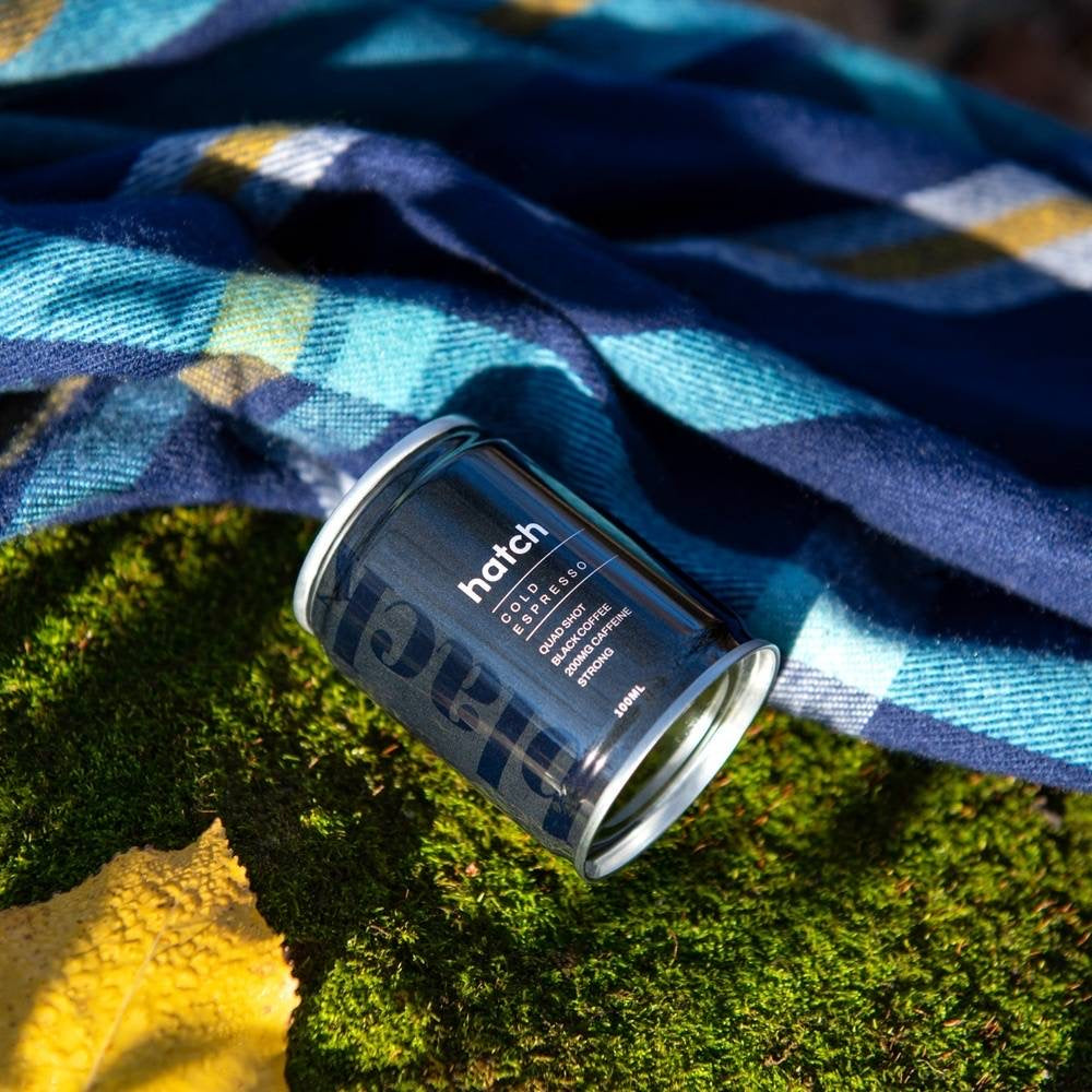 Hatch Cold Brew Cold Shots Black – 100ml | Strong Quad Shot Espresso Cold Brew | Vegan, Sugar-Free, Ready to Drink
