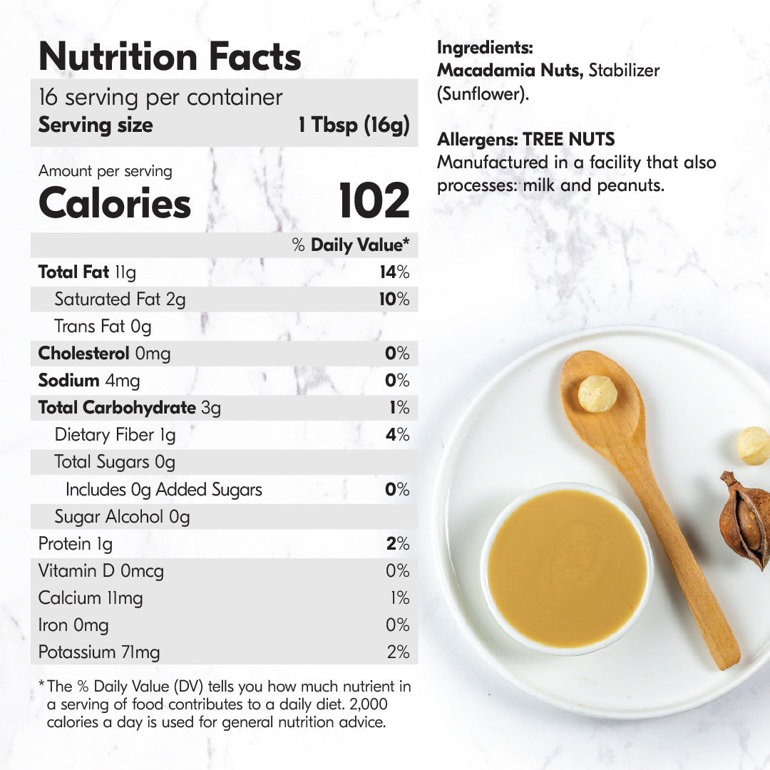 House of Macadamias Nut Butter – All Natural 250g | Keto, Vegan, No Sugar or Palm Oil