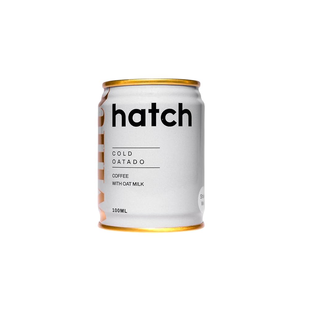 Hatch Cold Brew Cold Shots - Oatado White – 100ml | Oat Milk Espresso Latte | Vegan, Creamy, Portable Cold Brew