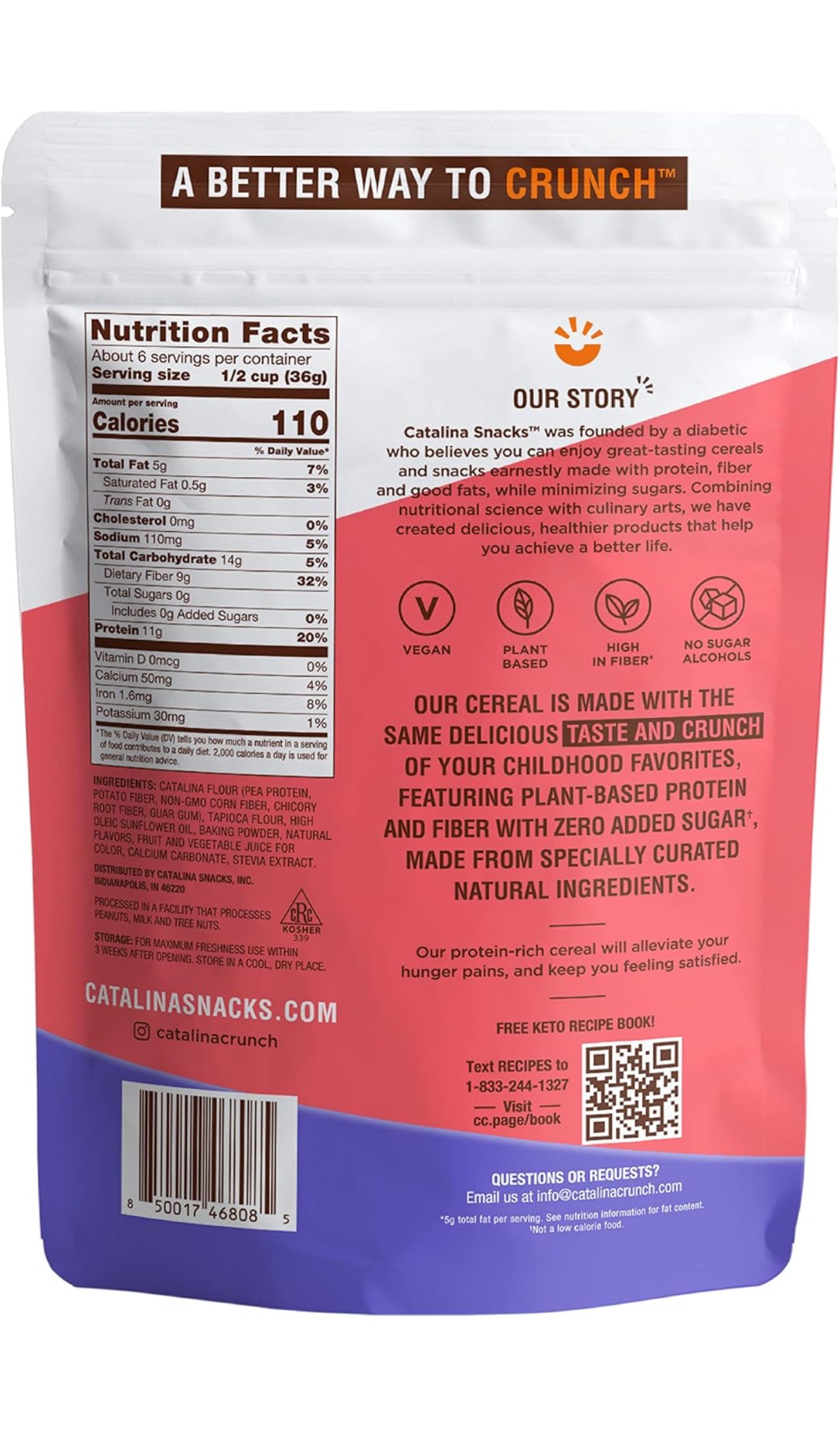 Catalina Crunch Keto Cereal