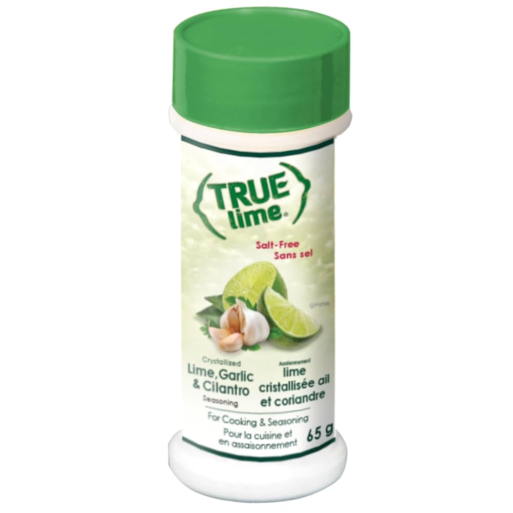 True Citrus Lime Garlic & Cilantro Shaker – Zesty Lime Seasoning Blend, Gluten Free, Vegan, Zero Calories