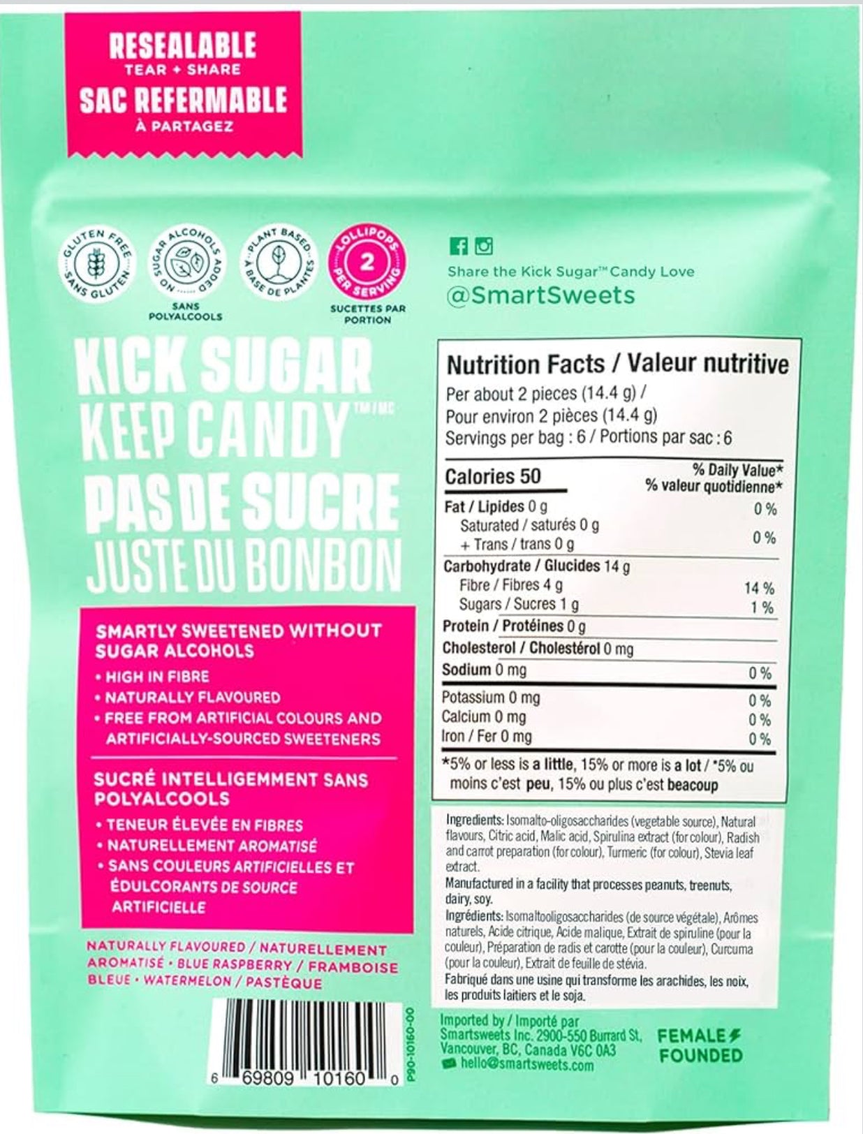 SmartSweets Hard Candies – Low Sugar, High Fiber, Guilt-Free Sweets - Healthily Ever After