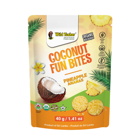 Tusker Organic Coconut Fun Bites – Clean, Vegan Energy Snack
