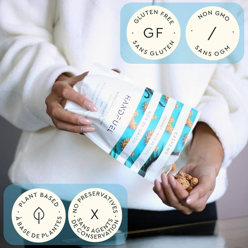 Handfuel Coconut Cashews – Non-GMO, Gluten-Free, Vegan