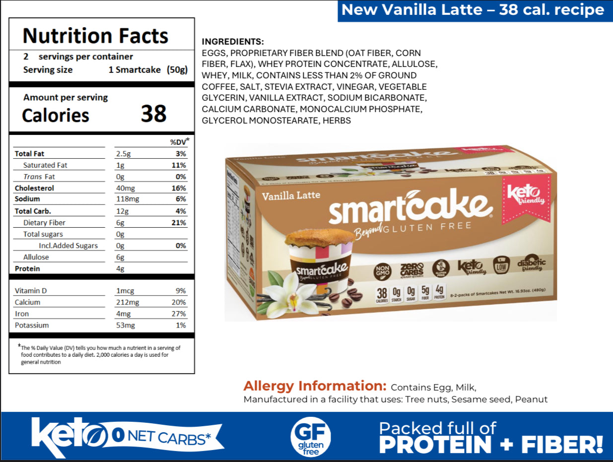 Smart Cake - Vanilla Latte Light