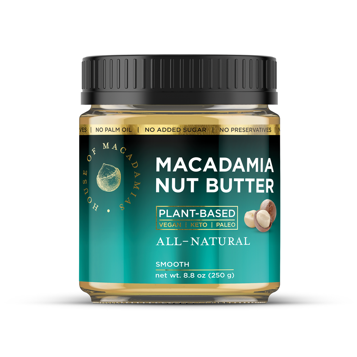 House of Macadamias Nut Butter – All Natural 250g | Keto, Vegan, No Sugar or Palm Oil